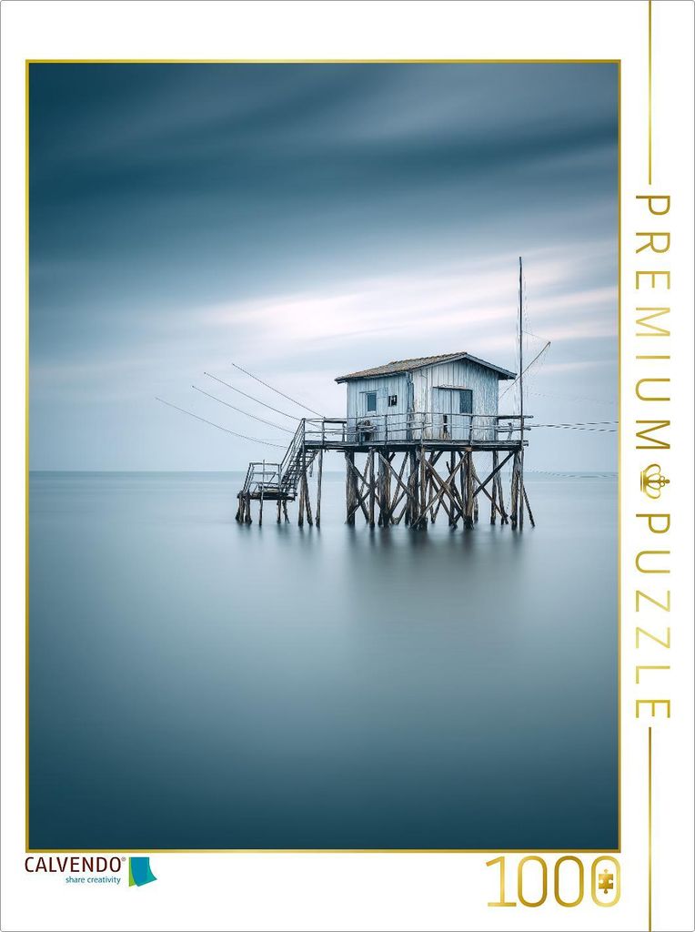 CALVENDO Puzzle Ein Motiv aus dem Kalender Meer der Stille | 1000 Teile Lege-Größe 64x48cm Foto-Puzzle für glückliche Stunden