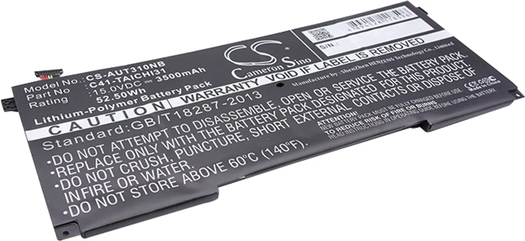 Batterie Techtek pour Asus Taichi 31 DH51 et Taichi 31-CX003H Li-Polymer