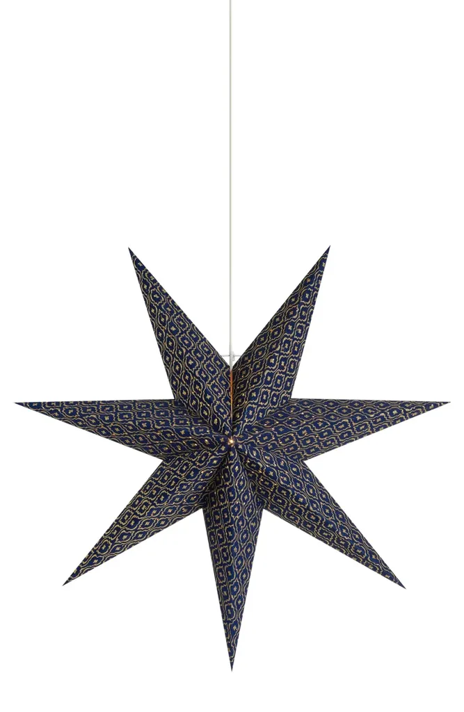 Suspension 75cm bleu BAROQUE 705322 Markslojd : lustre chic et élégant