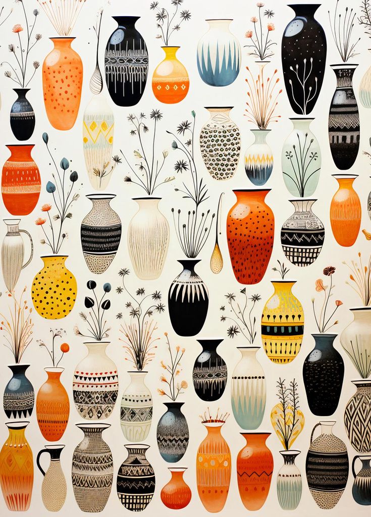 Plakat 39,5x55cm Symphonie der Vasen