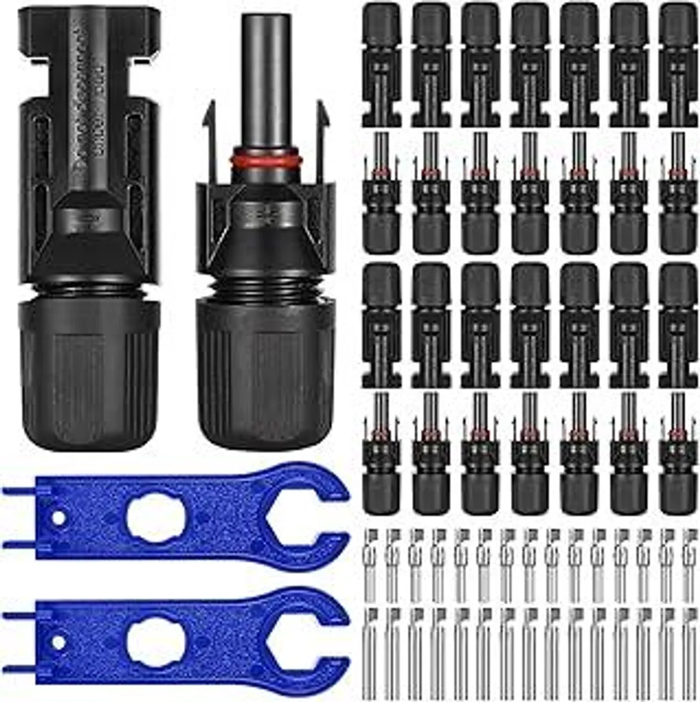 Kit 15 Coppie Connettori Solari IP67 - La Scelta dei Professionisti