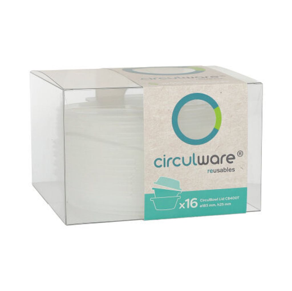 64 Haval Circulware by Haval Deckel für Mehrweg-Schalen Mix & Match rund Ø 18,3 cm, 2,5 cm transparent 97020