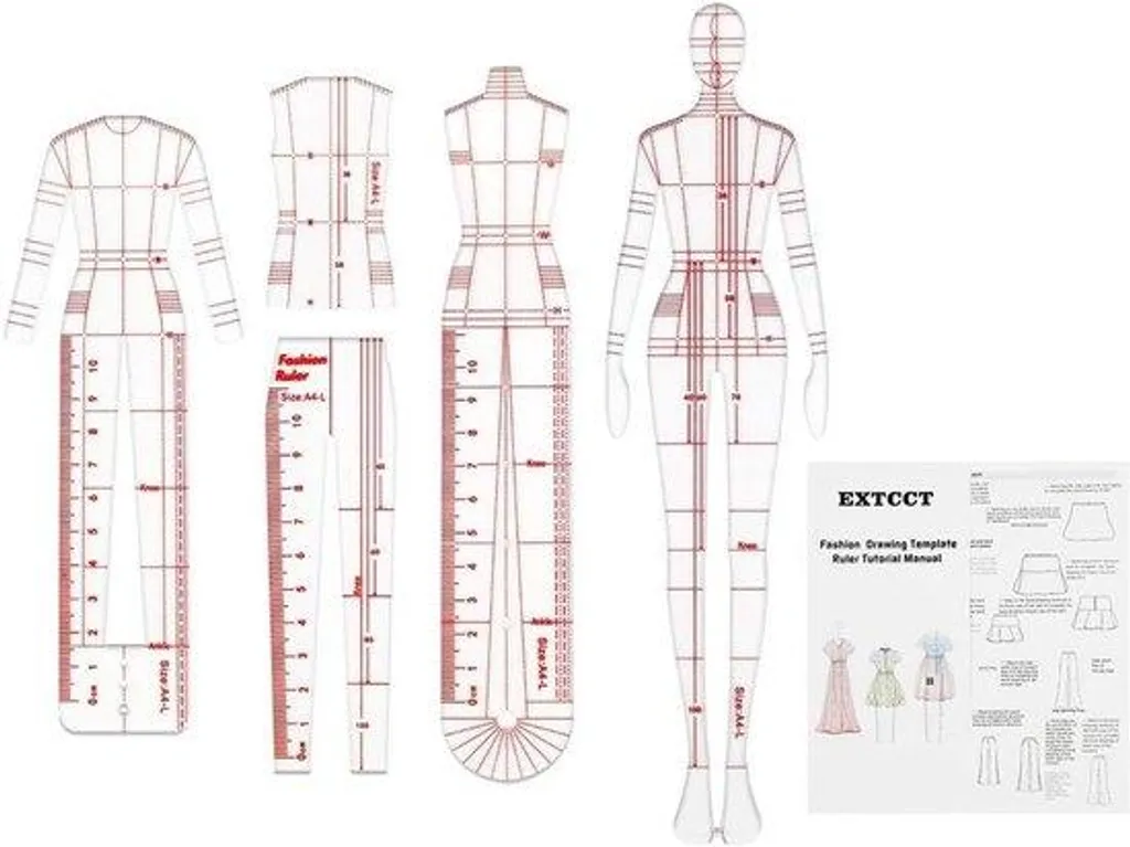 Courbe française de couture métrique pour dessin de patron et modélisme