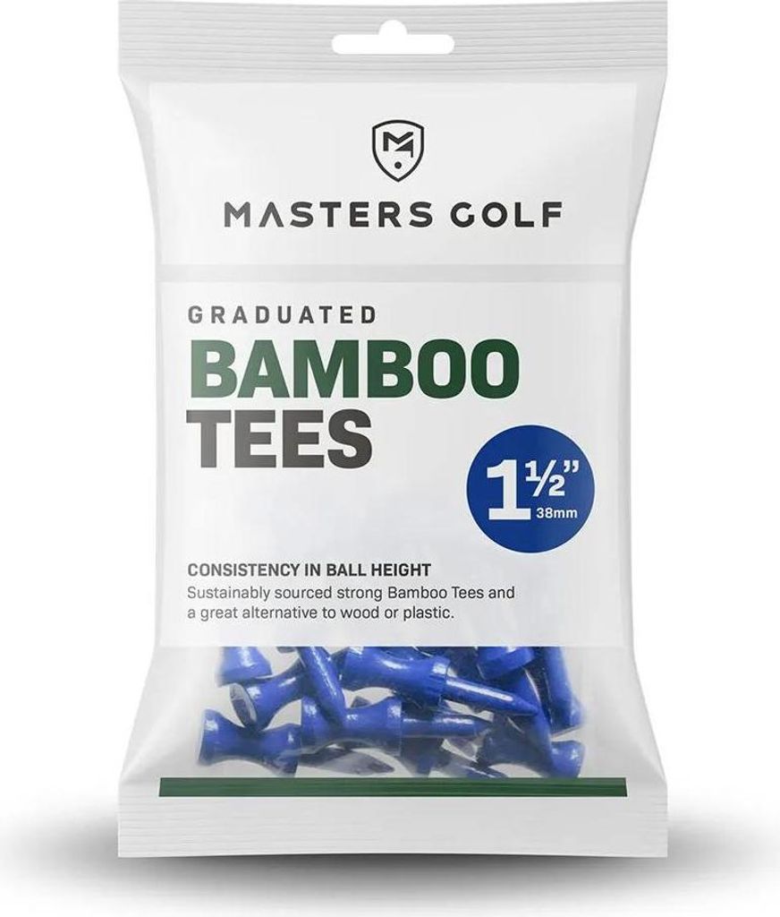 Masters Golf Bamboo Graduated Grün Golf-Tees Produktbild 