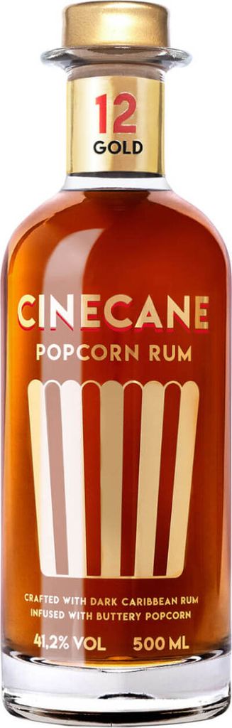 CINECANE Popcorn Rum Gold 500ml 41,2% Vol.