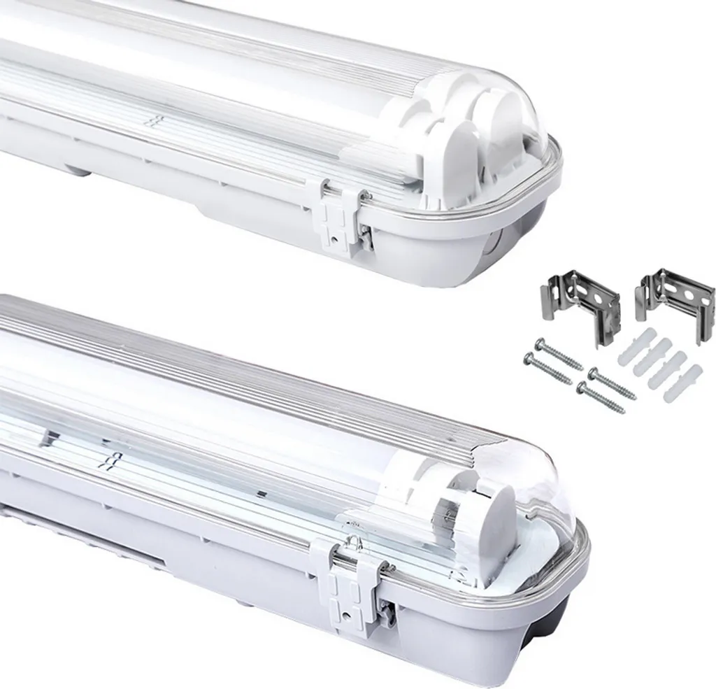 Jopassy LED Réglette Étanche 150cm 24W T8 Blanc Froid IP65 Luminaire