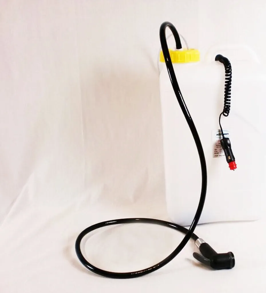 Kit douche extérieur 12V haute pression pour tente et bus, volume 19L