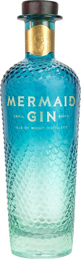 A bottle of Mermaid Gin.