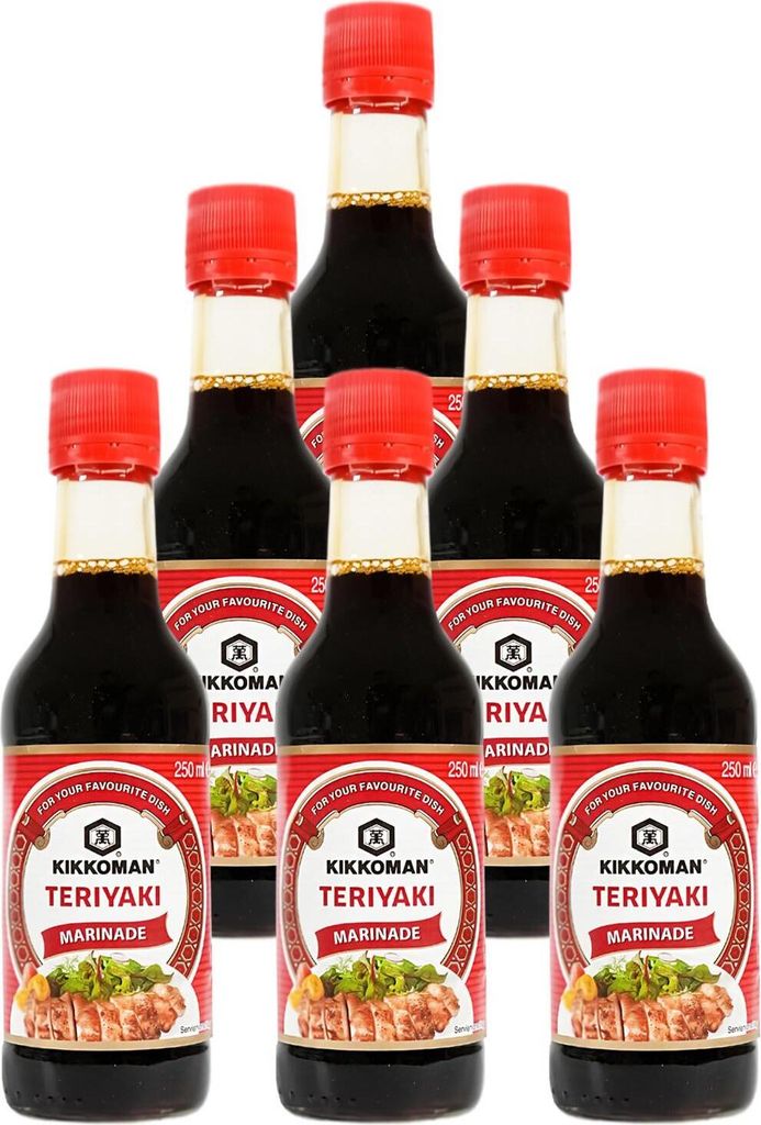 Kikkoman Teriyaki Marinade 6x250ml