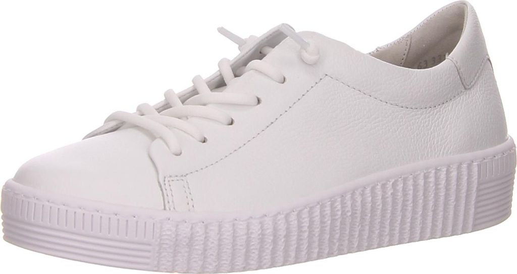 Scarpe basse stringate Gabor in bianco/bianco combi, misura Immagine del prodotto 