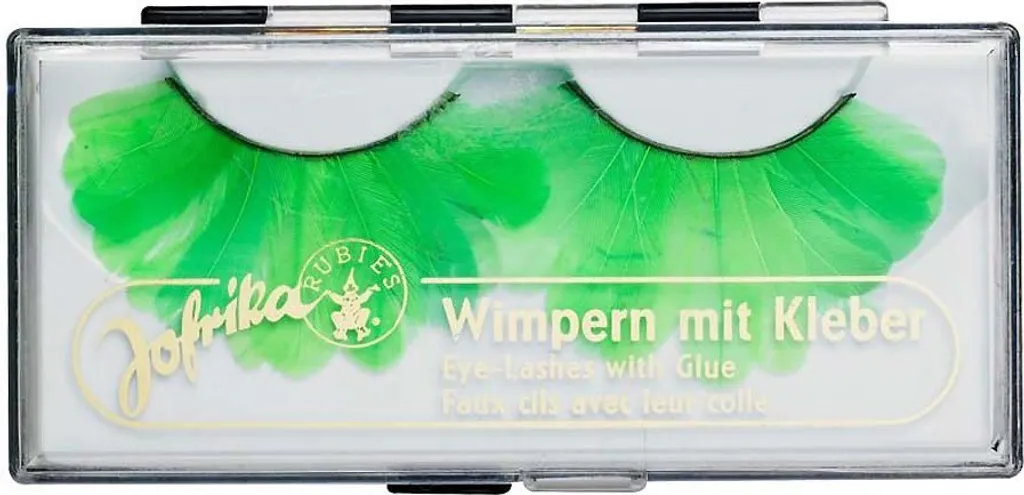 Cils en plumes vert : la solution pour un regard intense sans effort