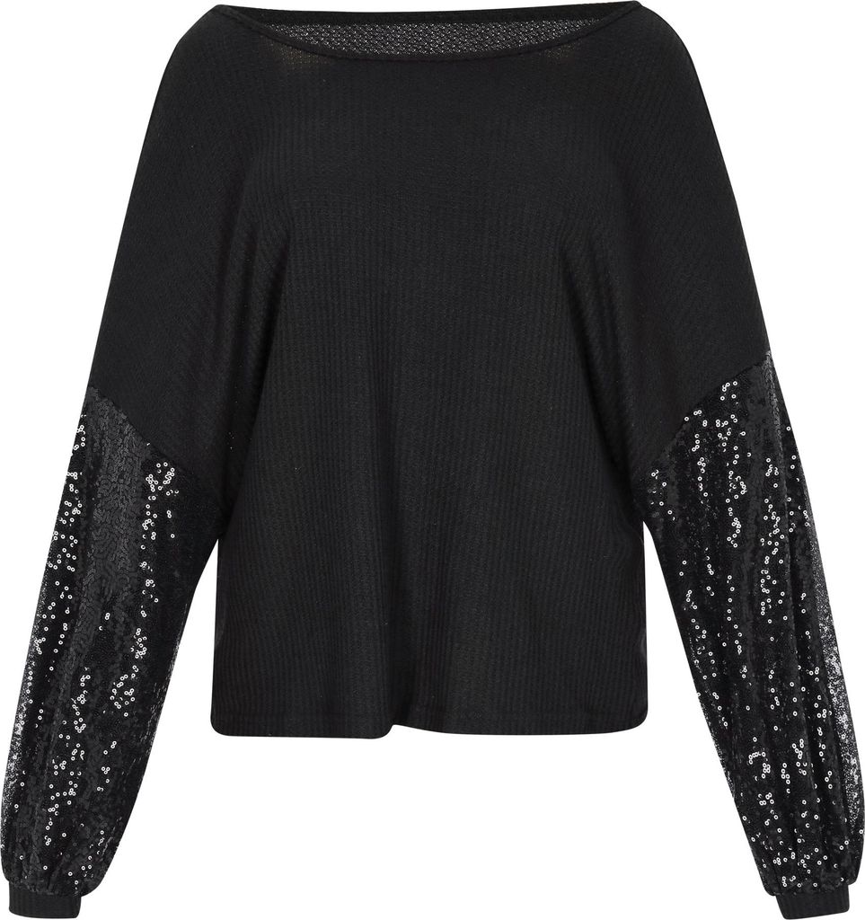 NAEMI damen bluse - schwarz, L