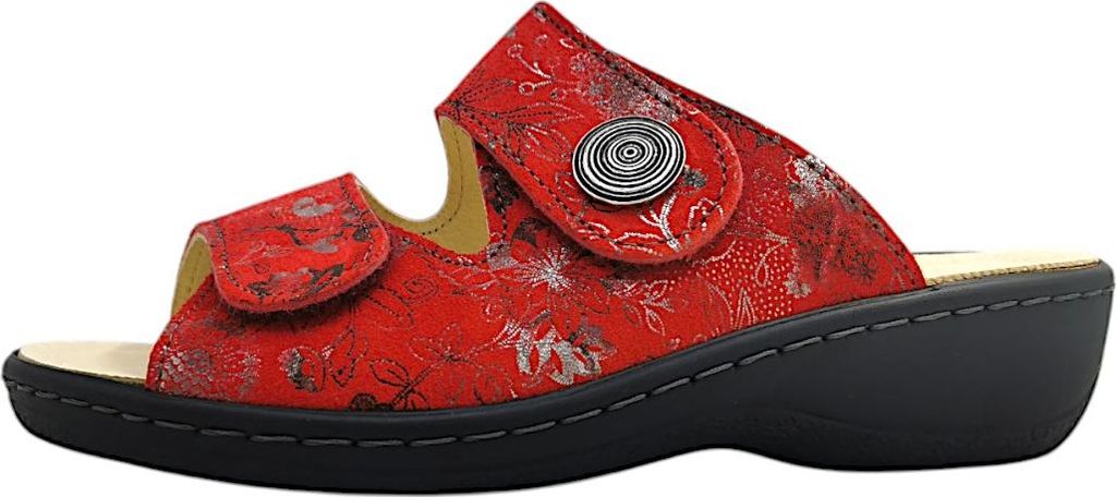 Belvida  Damenschuhe Pantoletten Fußbett Pantolette Rot Productafbeelding 