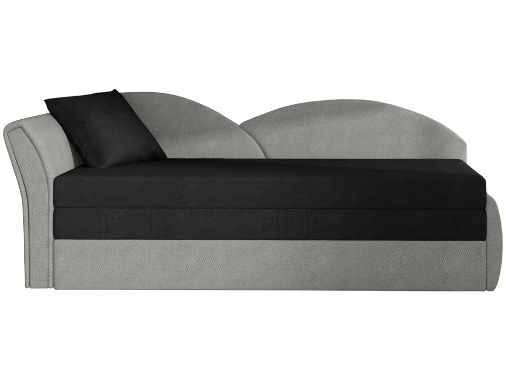 NABBI Wandelbares Sofa Arco L - schwarz / hellgrau