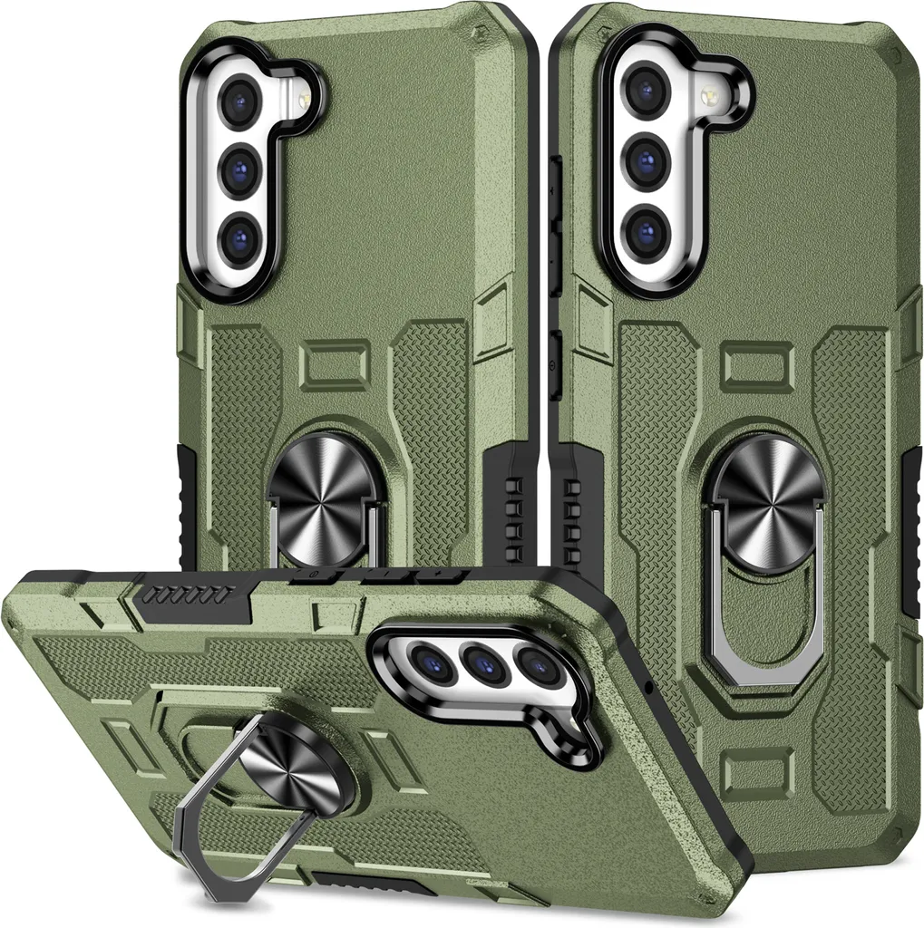 Custodia Galaxy S21 FE 5G Robusta Verde - Military Shockproof Cover
