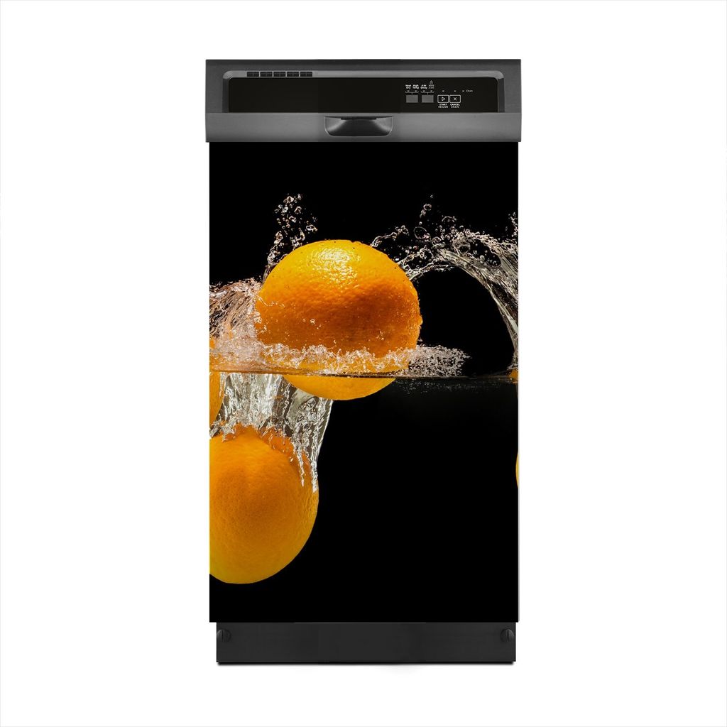 Aufkleber sticker 45x70 cm Dekorative folie Spülmaschine - Spritz Farbige Früchte