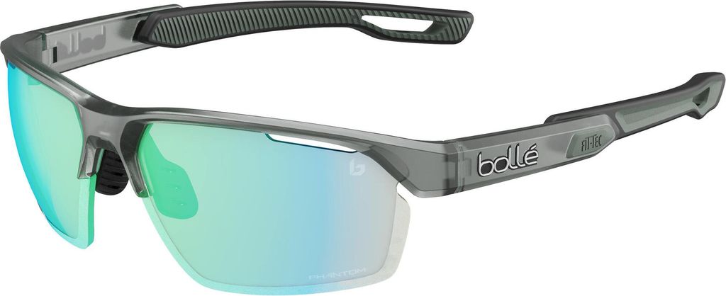 BOLLÉ Sportbrille "Victus Pro" Größe Med black frost, Gläser Phantom Clear Green Photochromic, Cat. 1 -3