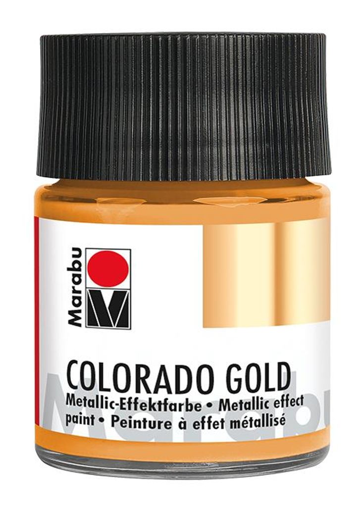 Marabu 12640005786, Gold, Metallisch, Rot, Farbe auf Wasserbasis, Flüssigkeit, 50 ml, 1 Stück(e)