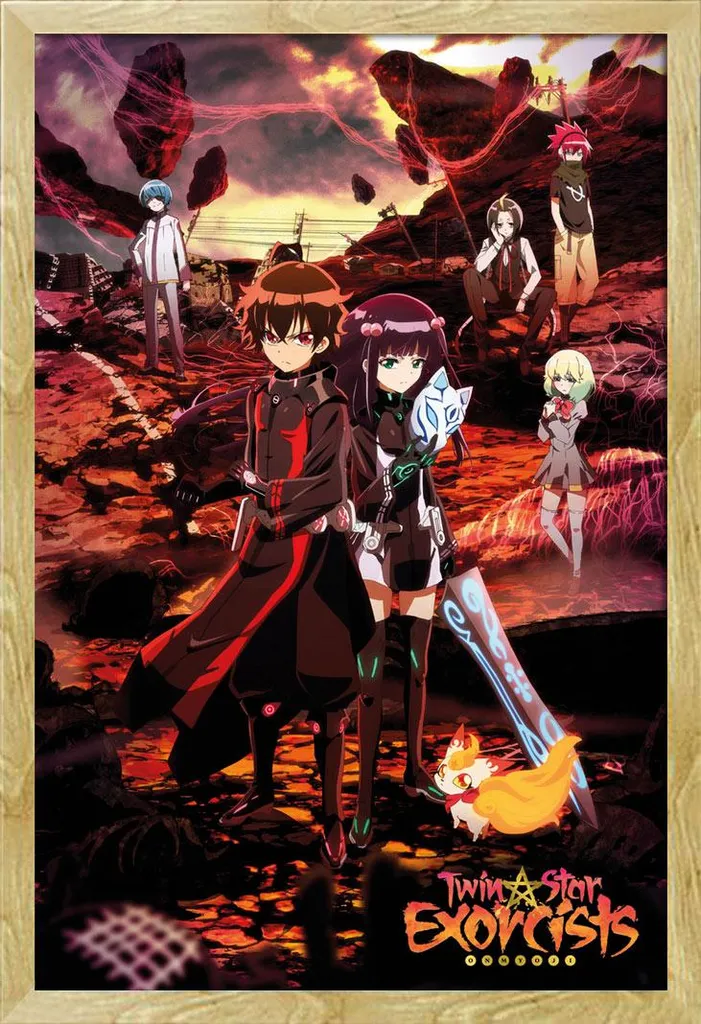 Twin Star Exorcists: Poster Key Art in Cornice Shinsuke Maxi Faggio