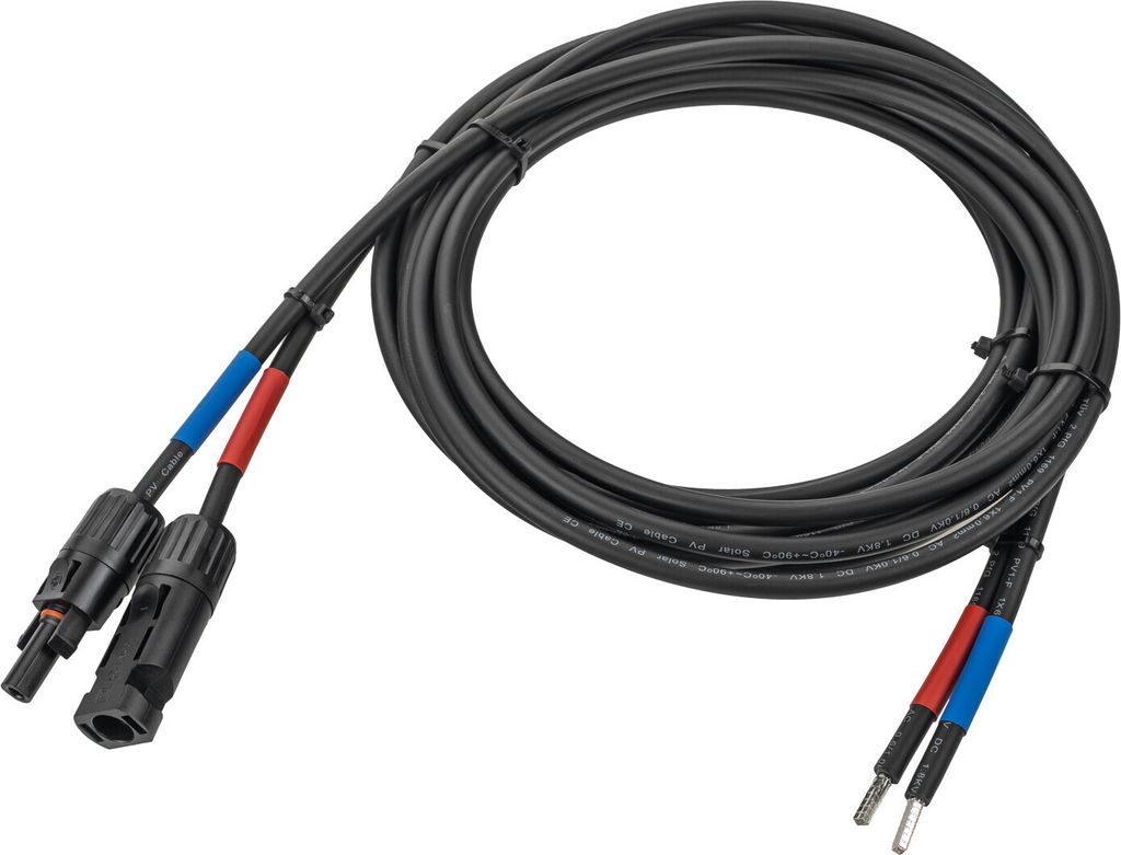 1,5 Meter Batteriekabel Anschlusskabel Verbindungskabel 6mm² PV Solar Kabel