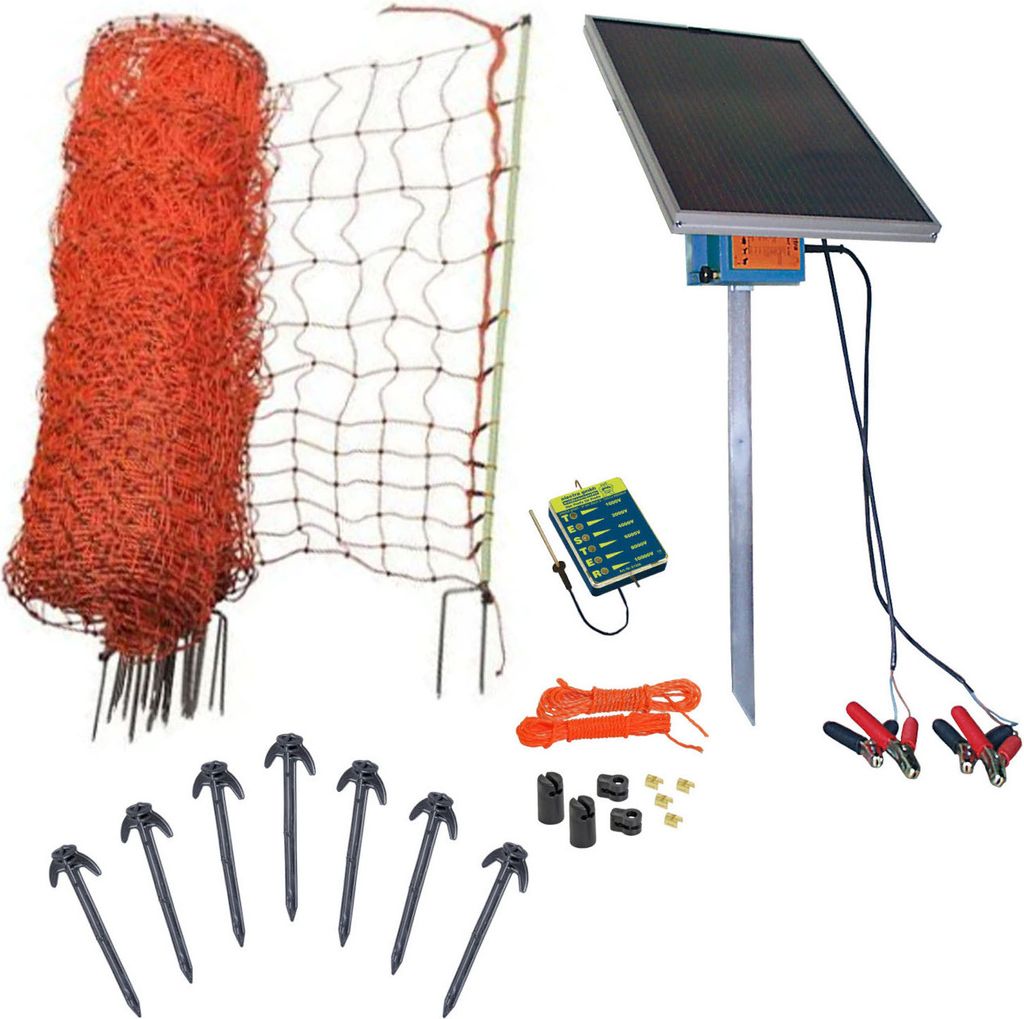 Electra Starter-Set Geflügel S1510, Solar - Geflügelzaun-Komplettset