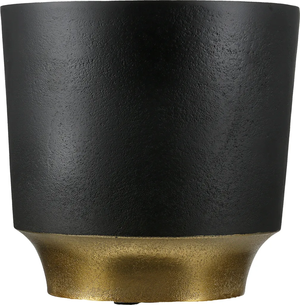 Sublimez vos Plantes avec le Cache-pot Dora Noir Inoxydable Gilde