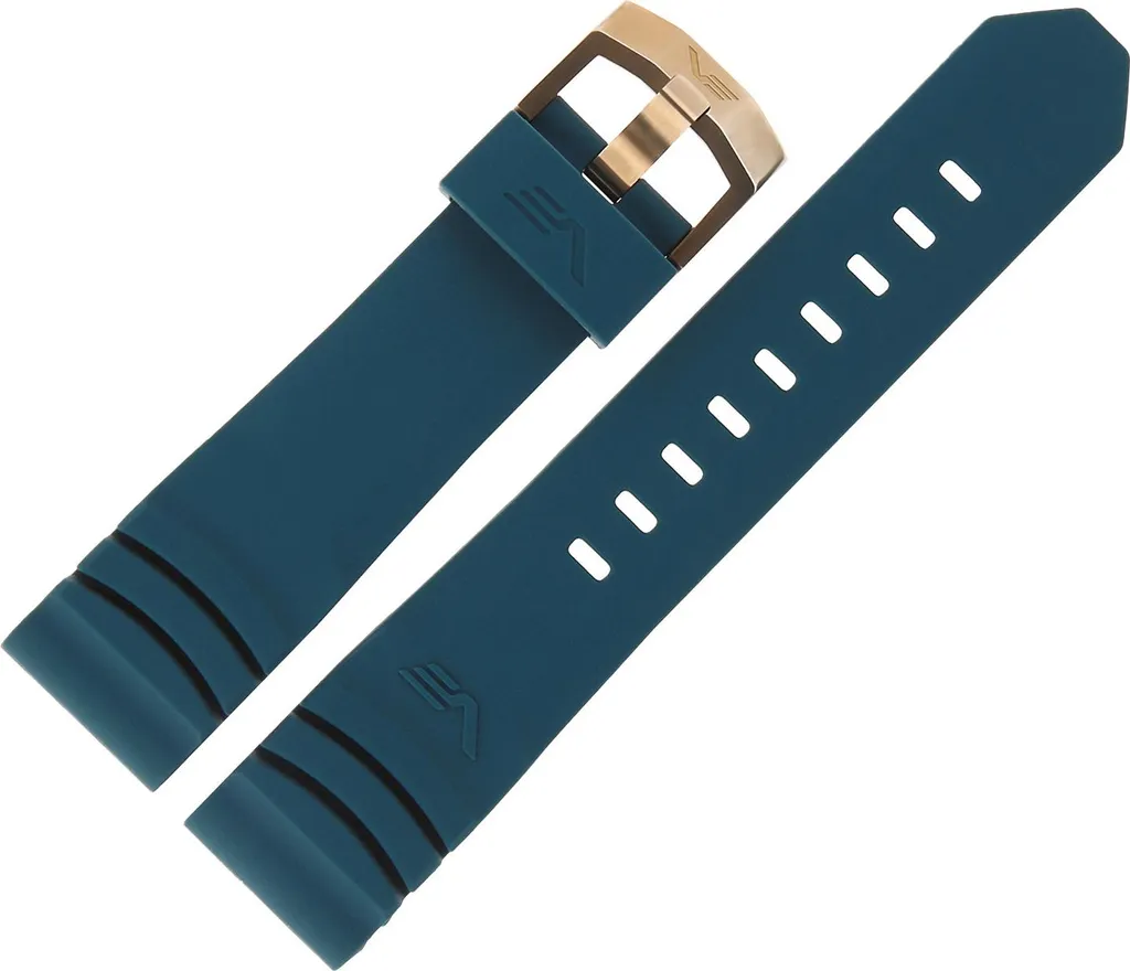 Bracelet SSN-571 en silicone turquoise et rose kl pour montre connectée