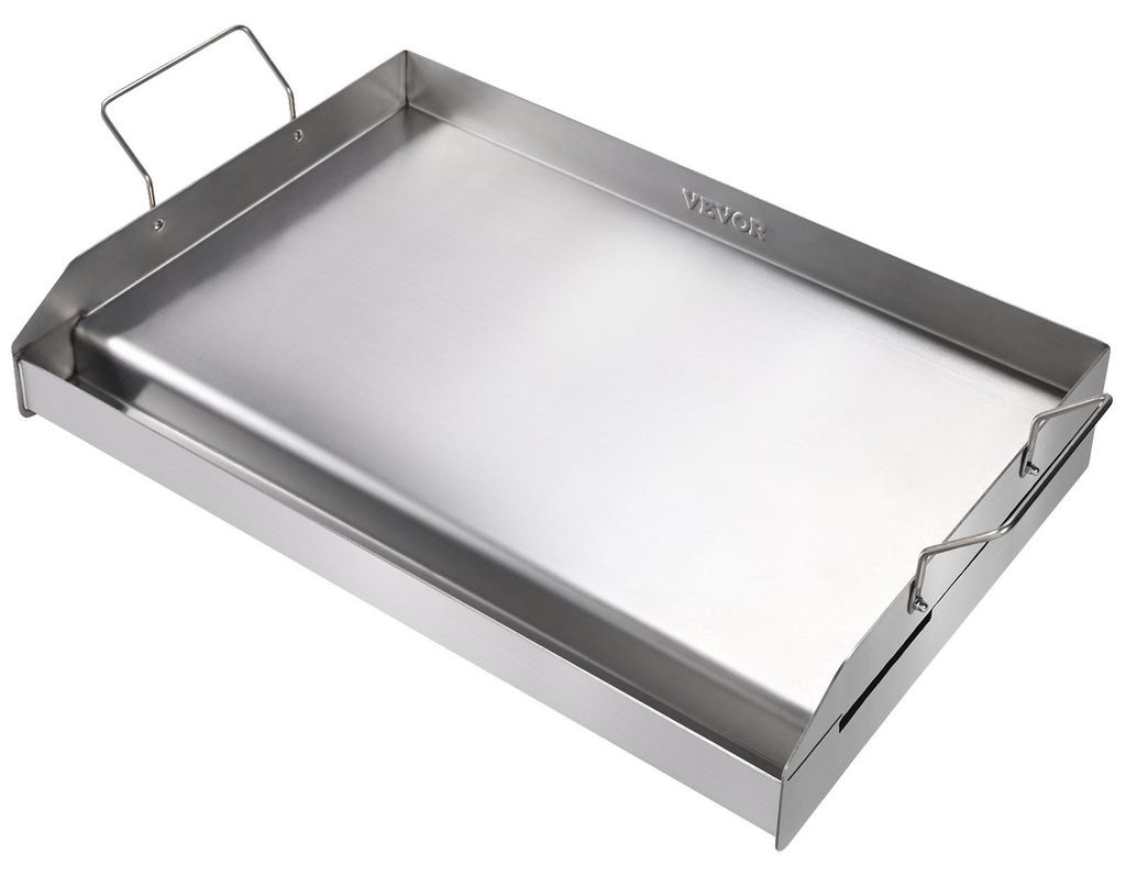 VEVOR Plaque de gril 430 Acier inoxydable 58,7 x 39,5 x 9,9 Image du produit 