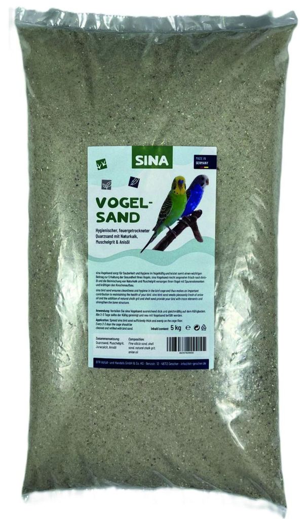 Sina Vogelsand mit Anis und Grit 5 kg Produktbild 