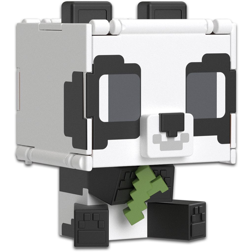 Minecraft 2 In 1 Panda-und Kuchenfigur Durchsichtig  Produktbild 