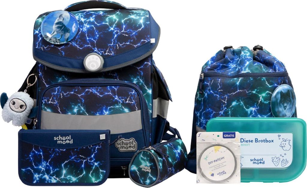 School Mood Timeless Pro Felix (loup), set de cartables 7 Image du produit 