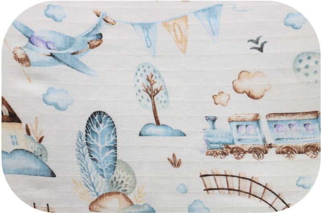 Ega KIDS | látková plienka - 70x80 cm - Ciuchcia a Tory - Obrázok produktu 