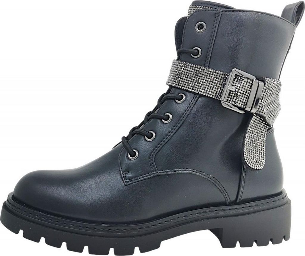 Marco Tozzi  Damenschuhe Schnürstiefel Schwarz Freizeit Produktbild 