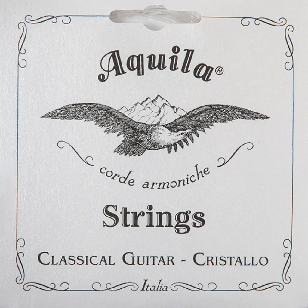 Cordes Guitare Aquila 138C Crystal pour Concert et Tension Supérieure