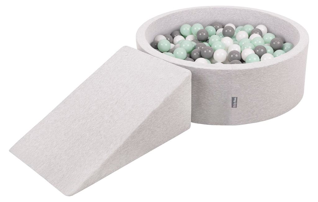 KiddyMoon aire de jeux en mousse avec piscine à balles Image du produit 