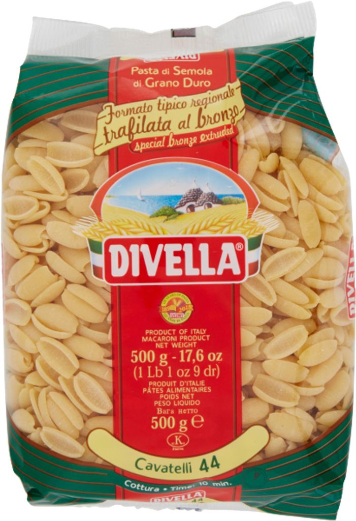 Divella 44 - Cavatelli, Cavatelli, Krótki makaron, 500 g, Zdjęcie produktu 