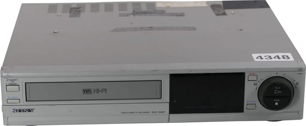 Sauvez vos VHS avec le Sony SVO-1520P Magnétoscope Pro PAL NTSC Stable