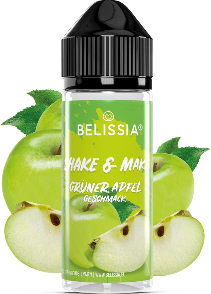 Belissia Shake and Make Grüner Apfel - 10ml hochdosiertes Produktbild 
