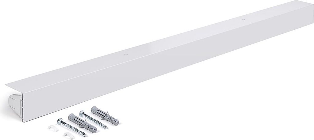 ERSATZKASSETTE DUSCHROLLO WEISS ODER SCHWARZ FÜR ERSATZROLLEN VON 60 cm BIS 180 cm (126 cm breit, Weiss)