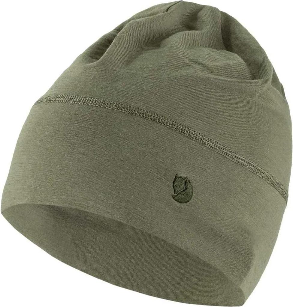 Fjällräven Abisko Lite Wool Mütze Grün Grün One Size