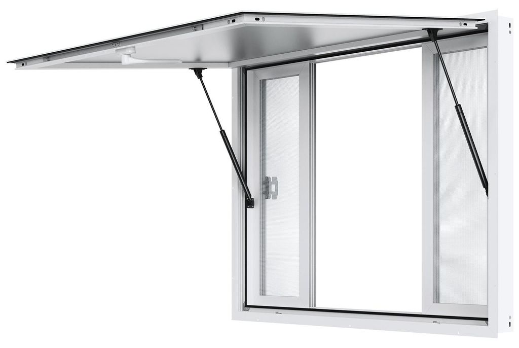VEVOR 122L x 91,4B cm Verkaufsstand Servierfenster Food Produktbild 