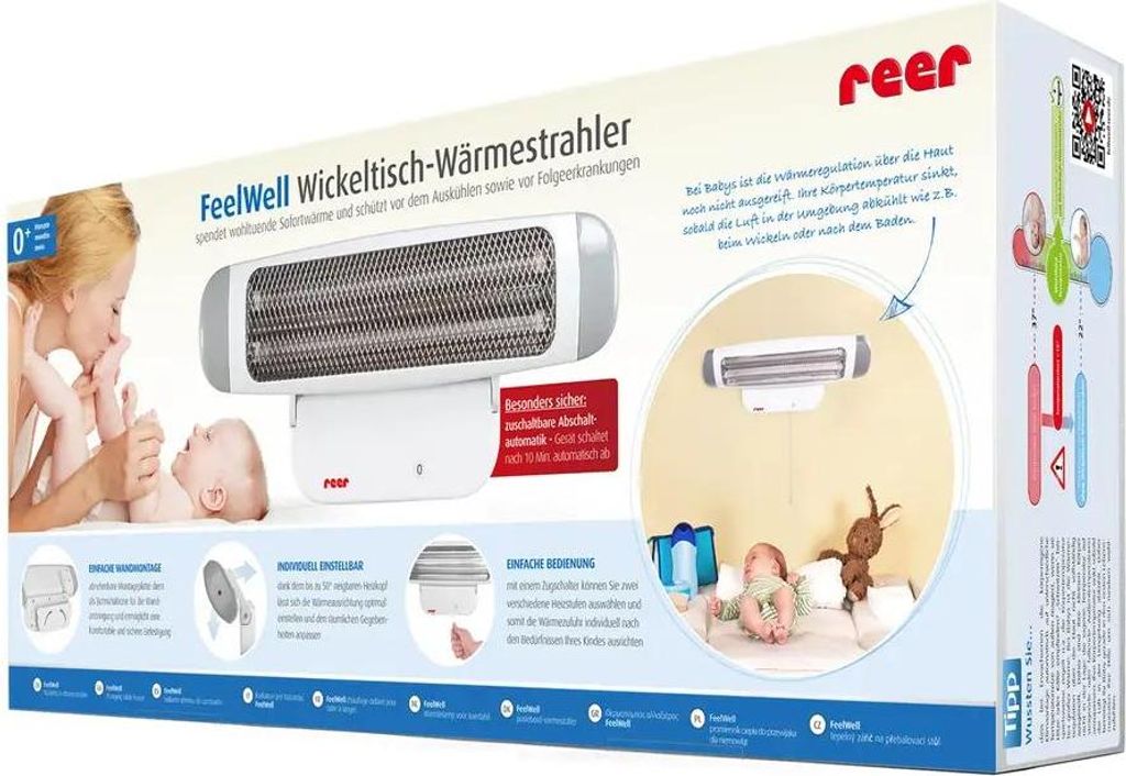 Hochwertiger Reer Wickeltisch Heizstrahler 1926 zur Produktbild 