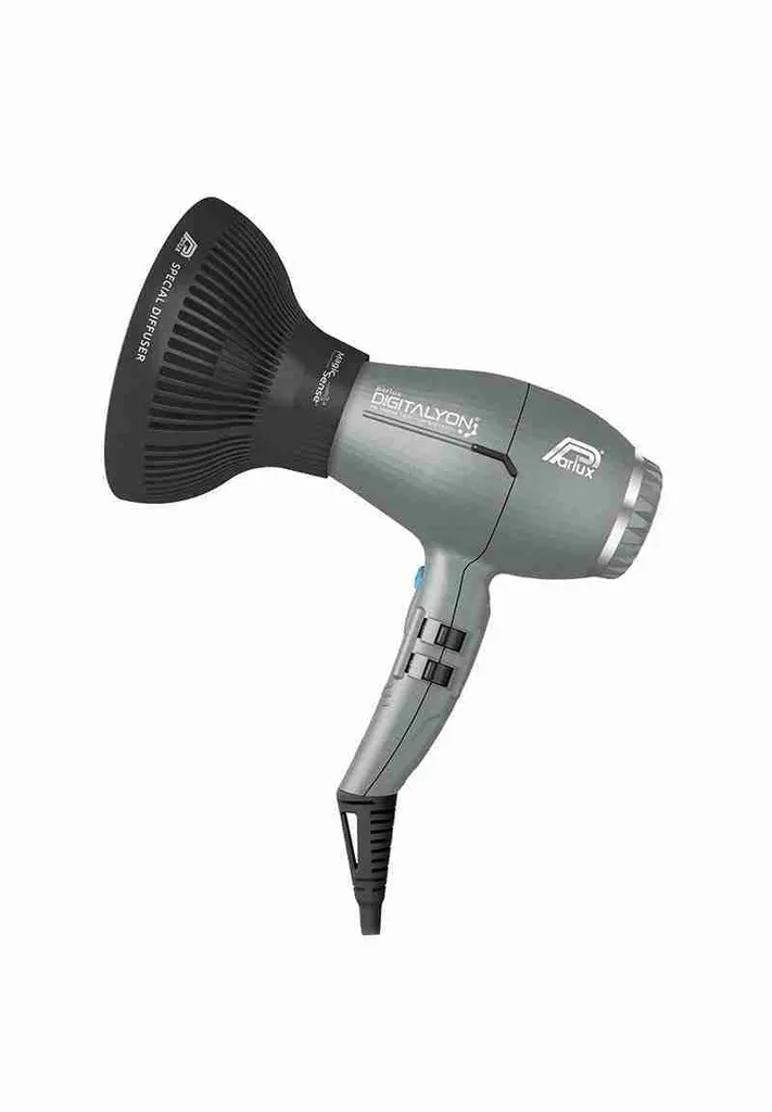 Sèche-cheveux numérique Parlux Digitalyon gris avec diffuseur de boucles - 4