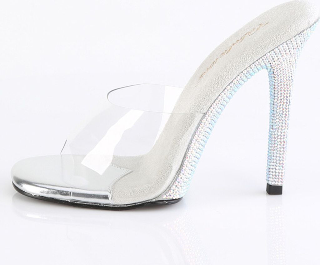 GALA-01DM Damen Slipper von Fabulicious, Transparent EU 37, Produktbild 3