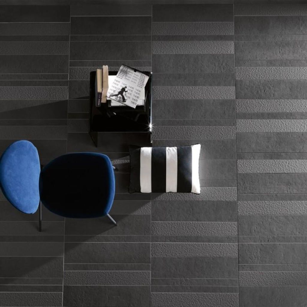 Fliesen Betonoptik Schwarz 60x120 cm CASA39 Gigacer Concrete