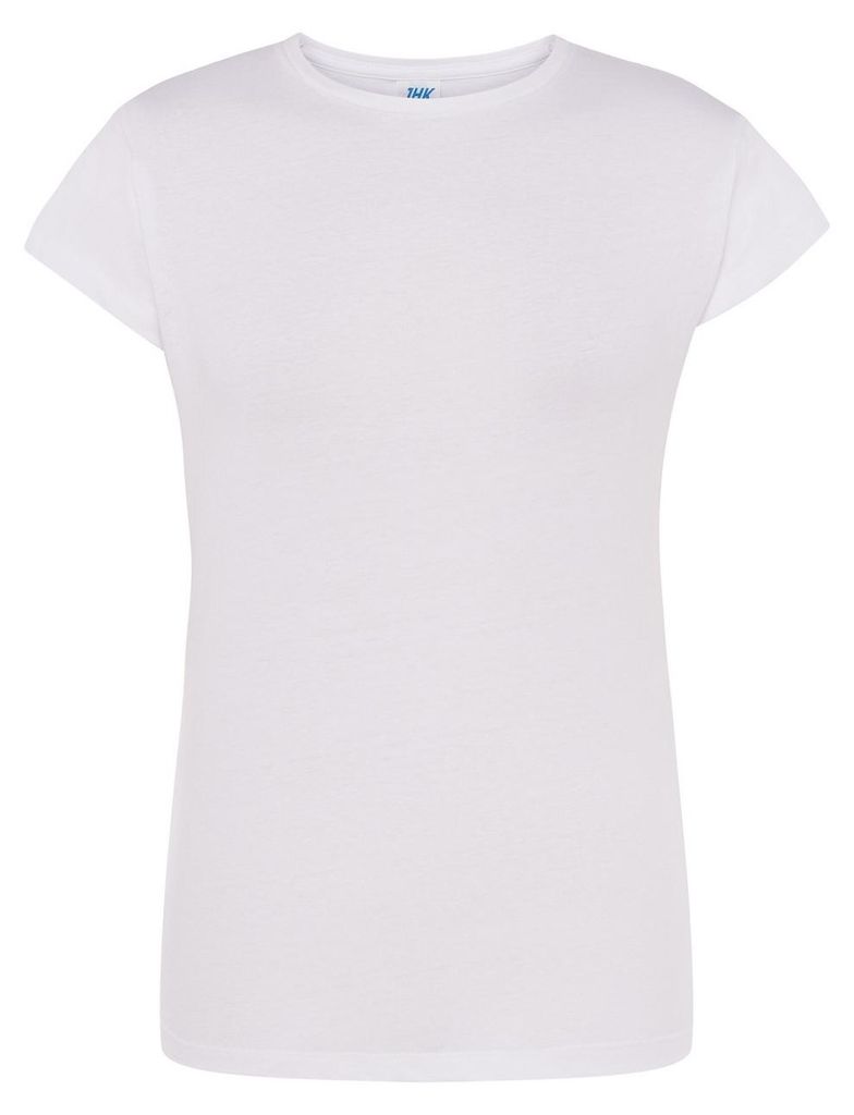 JHK - "Premium" T-Shirt für Damen LT4120 (L) (Weiß)