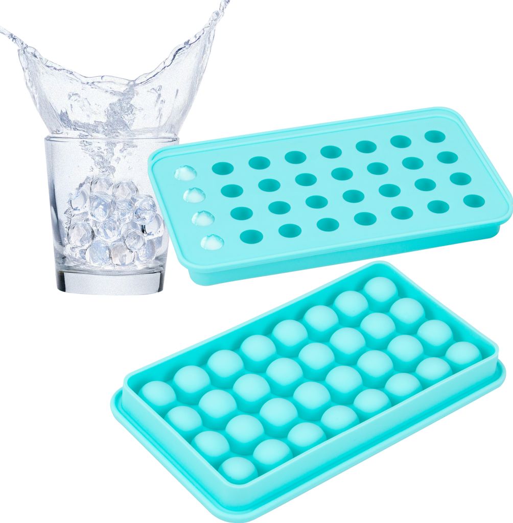 bremermann Moule à 32 boules de glace en silicone, set de 2 Image du produit 