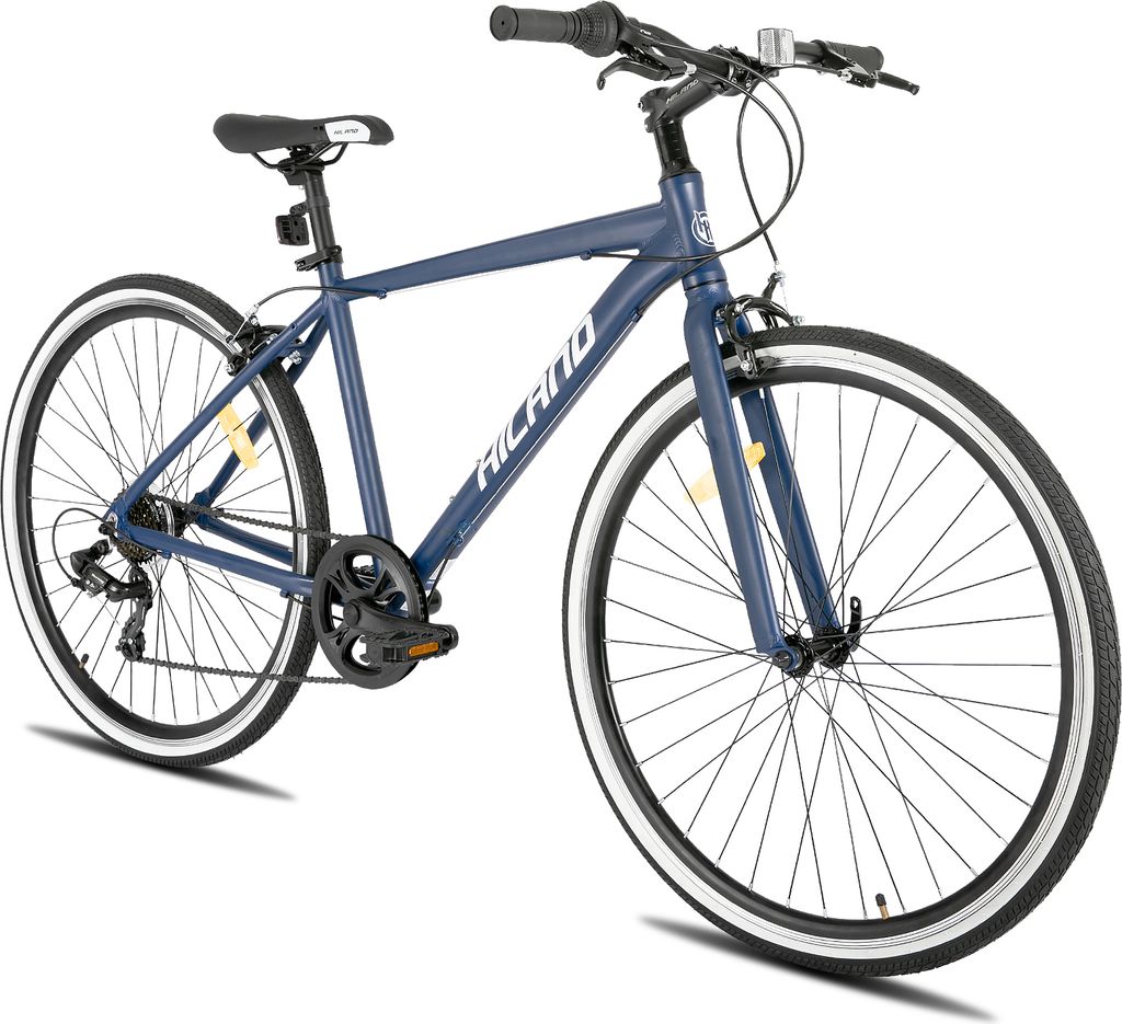 Hiland 700c Cityrad Damenrad Shimano 7 Gang Hybrid Fahrrad Produktbild 1