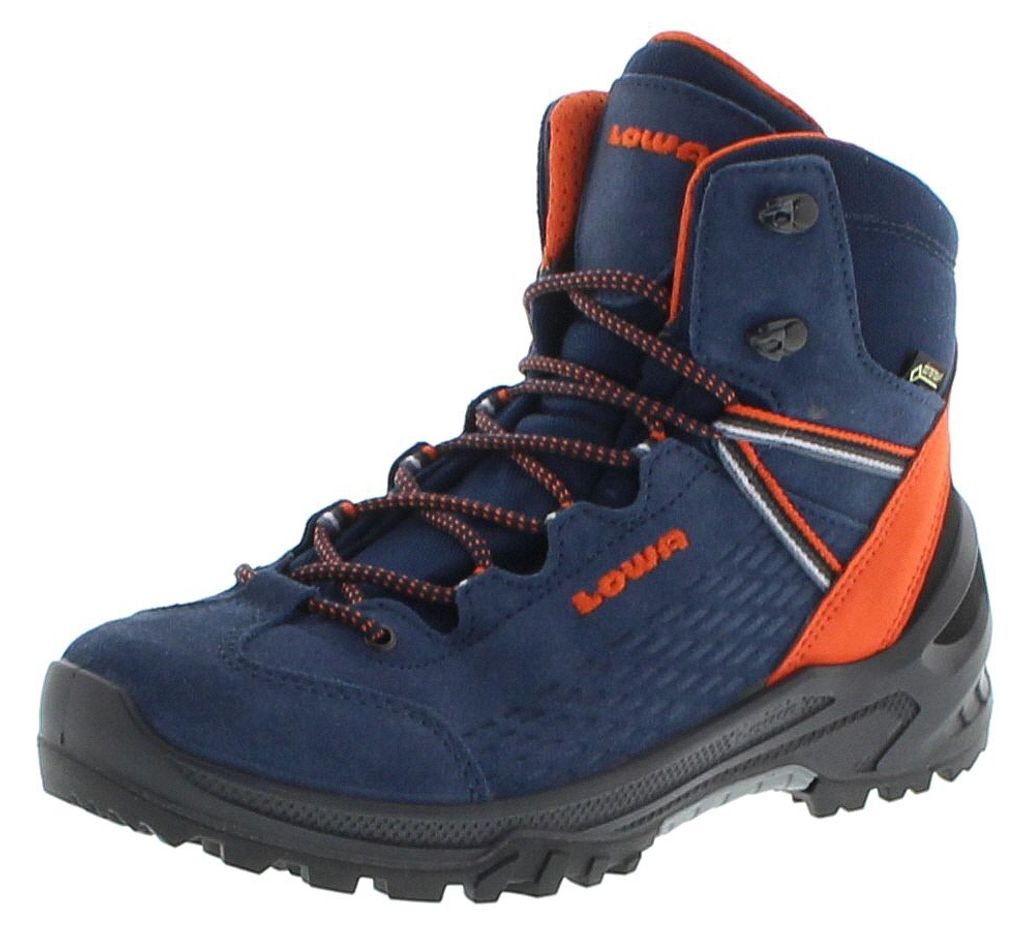 Lowa Hikingstiefel Arco GTX MID Junior Blau Orange