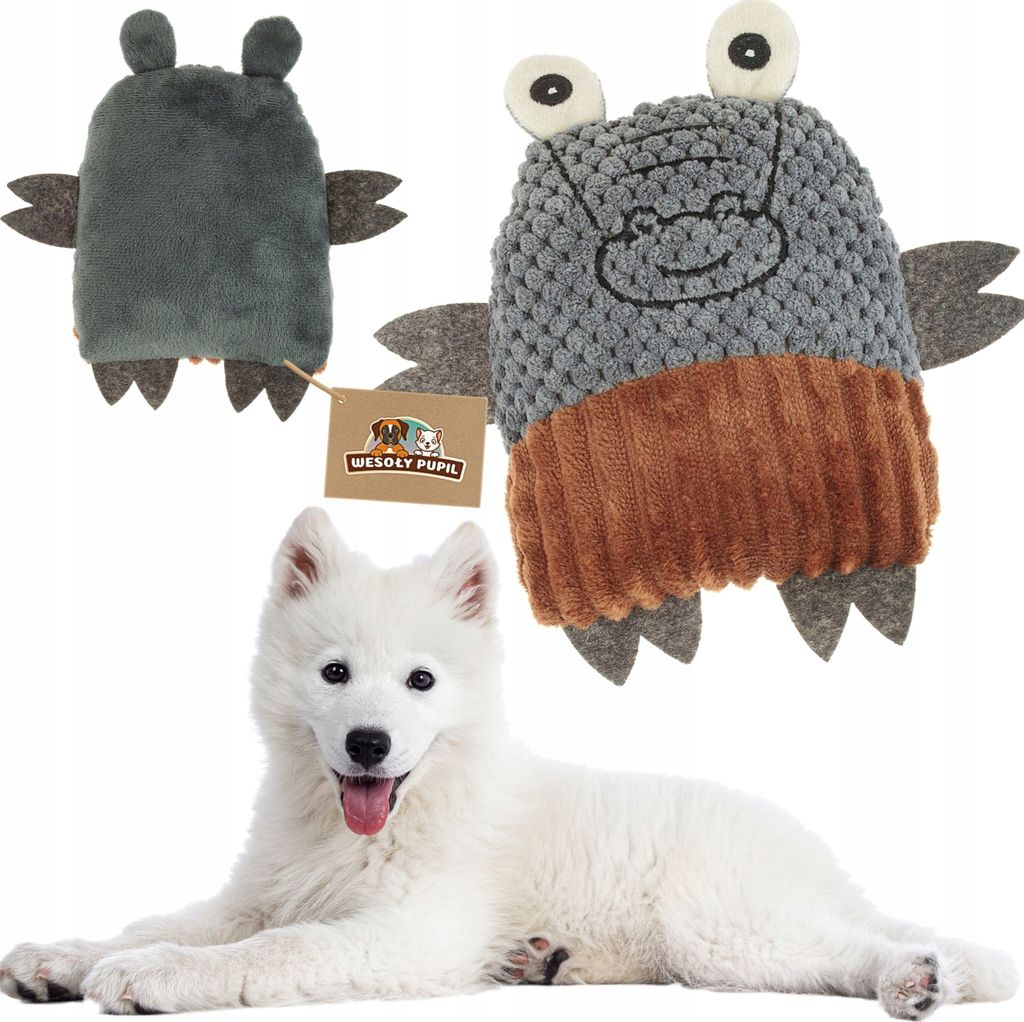 Hundespielzeug Frosch ANIMAL Maskottchen mit Quietscher süßes Kuscheltier